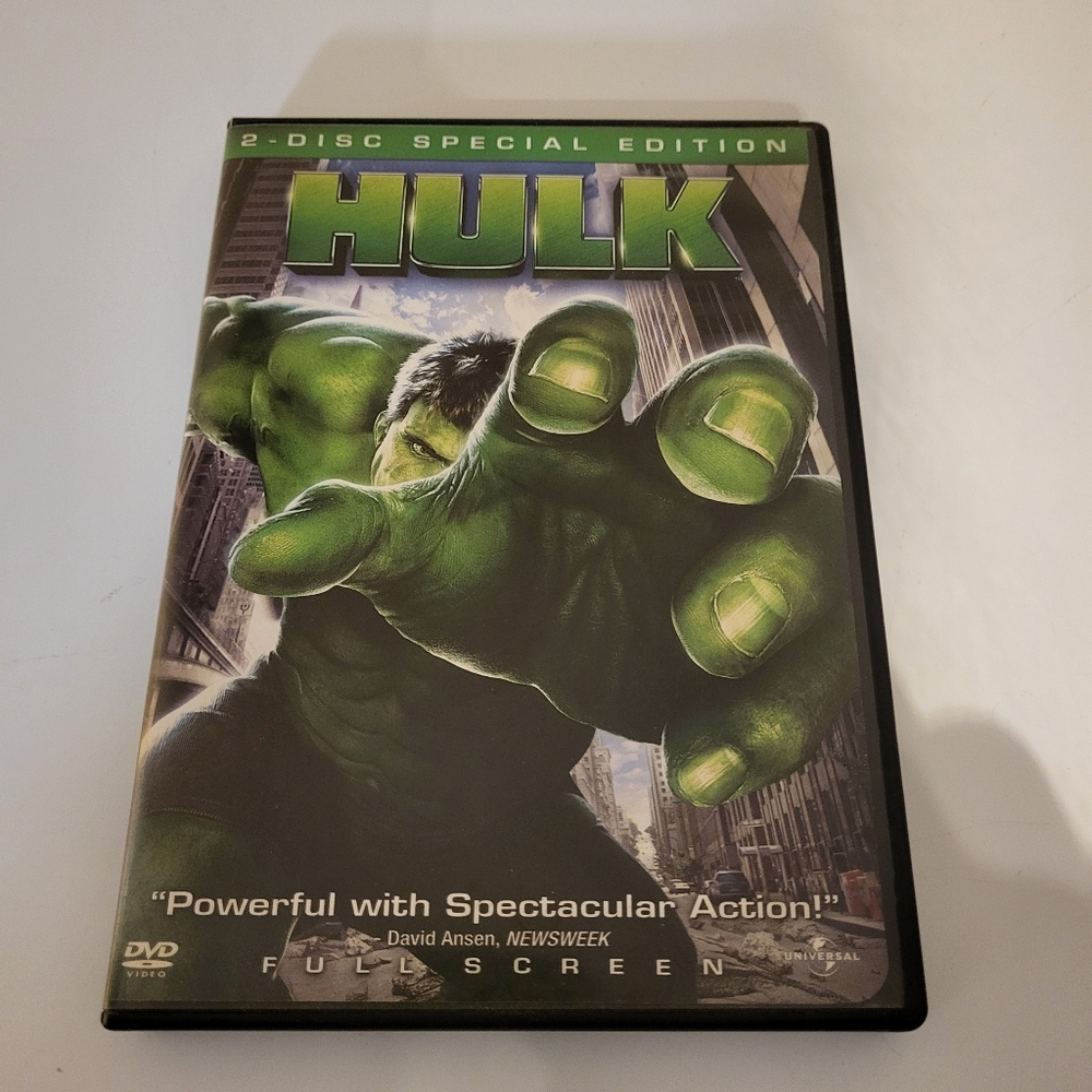 Hulk on DVD